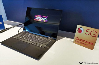 Notebook Lenovo com Qualcomm Snapdragon 8CX 5G 