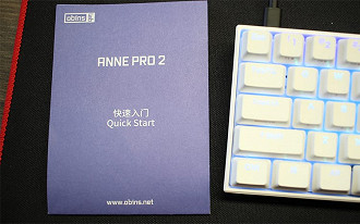 Manual impresso do ANNE Pro 2