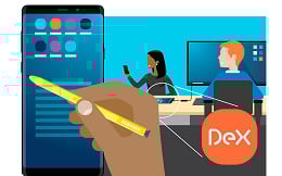 Patentes da Samsung DeX Live, vai oferecer espelhamento de exibição sem fio