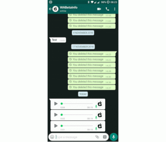 Agora usuários do WhatsApp não precisam clicar em áudios para que estes sejam reproduzidos (quando em sequência).