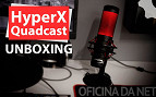 HyperX Quadcast - Unboxing e primeiras impressões HyperX Quadcast - Unboxing e primeiras impressões