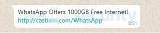 Golpe dos 1000 GB de internet no WhatsApp