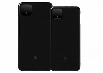 Combinando as duas metades da imagem compartilhada pelo Google, temos uma ideia da aparência do Pixel 4 e 4 XL.