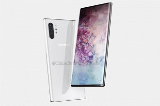 Renderizações Galaxy Note 10