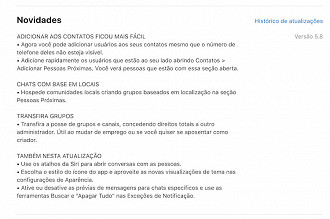 Telegram 5.8 traz diversas novidades para seus usuários.