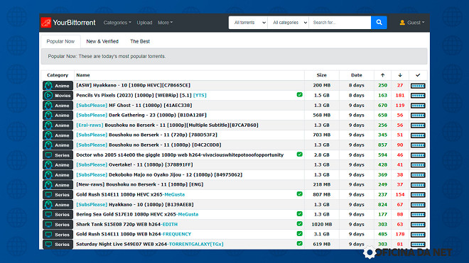 10 melhores sites (que funcionam) de Torrents em 2025