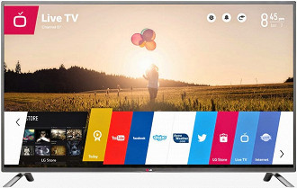 O webOS da LG disponível em televisões da marca.