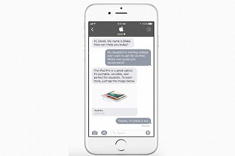 Apple Business Chat permite clientes conversarem com empresas diretamente.