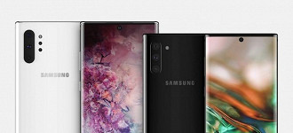 Samsung deve lançar Galaxy Note 10 e Galaxy Note 10+. A diferença será o tamanho e uma câmera extra na parte traseira.