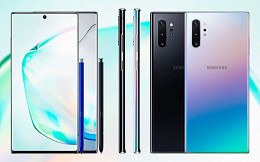 Galaxy Note 10+ aparece em novas imagens antes do lançamento Galaxy Note 10+ aparece em novas imagens antes do lançamento