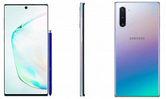 Imagem vazada do Galaxy Note10.