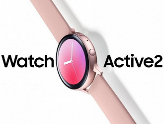 Watch Active2 da Samsung aparece na cor rosa em nova renderização.