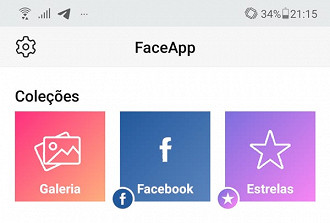 Acesse sua galeria e escolha a foto que você quer aplicar o filtro Acesse sua galeria e escolha a foto que você quer aplicar o filtro