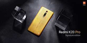 Redmi K20 Pro Signature Edition será feito de ouro e terá detalhe em diamante.