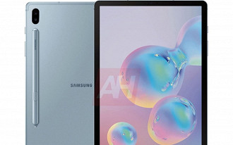 Renderizações oficiais de imprensa da superfície Samsung Galaxy Tab S6