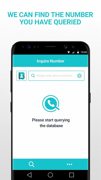 Aplicativo Number Finder dizia ser capaz de identificar números desconhecidos.