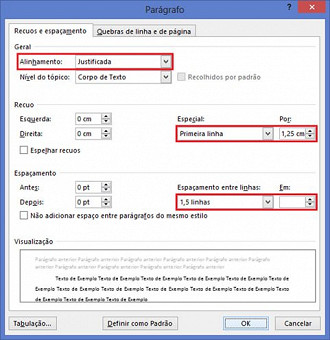 Formatação de parágrafos na ABNT Formatação de parágrafos na ABNT