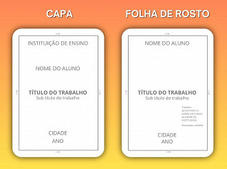 Capa e Folha de Rosto