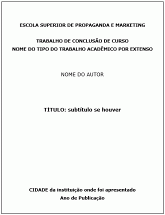 Elementos Pré-textuais Elementos Pré-textuais