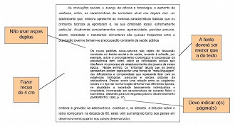 Citações diretas longas Citações diretas longas