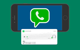 O WhatsApp ativará visualizações de mensagens de voz em notificações para usuários do iOS