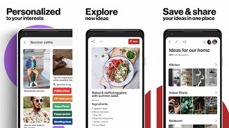 Pinterest também pode ser bem interessante para conhecer receitas novas.