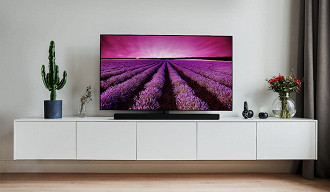 Novos televisores contam com design moderno que serve de decoração.