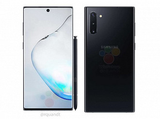 Galaxy Note10 conta com três câmeras traseiras, diferentemente do plus, que tem uma quarta ToF.