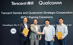 Qualcomm e Tencent irão desenvolver um smartphone com 5G focado em jogos 