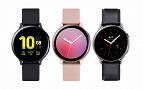O Galaxy Watch Active 2 da Samsung, tela digital, conexão LTE e recurso de ECG