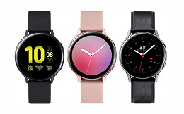 O Galaxy Watch Active 2 da Samsung, tela digital, conexão LTE e recurso de ECG
