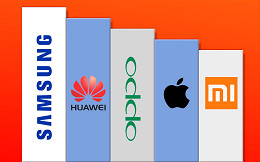 Samsung, Huawei e Oppo são as fabricantes que mais vendem smartphones no mundo Samsung, Huawei e Oppo são as fabricantes que mais vendem smartphones no mundo