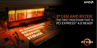 Se você quer usar a terceira geração de processadores Ryzen e ter suporte PCIe 4.0, você terá que ter também placa-mãe compatível, ou seja, igual ou superior às X570
