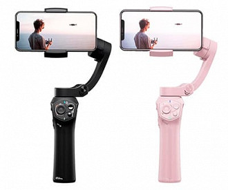 O gimbal ATOM da Snoppa além de ser dobrável, traz entrada para microfone e permite carregar o smartphone sem fio