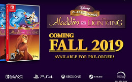Anunciado Remasters de Rei Leão e Aladdin do SNES e Mega Drive
