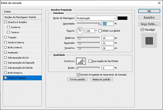 sobra projetada