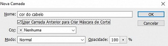 Usar Camada Anterior para Criar Máscara de Corte