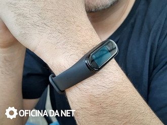 Mi Band 4 no pulso