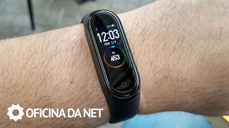 Tela inicial da Mi Band 4