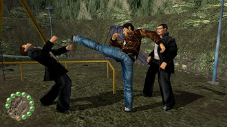 Ryo lutando em Shenmue