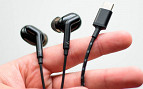 Onde estão os fones de ouvido USB-C? Onde estão os fones de ouvido USB-C?