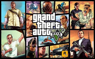 Imagem ilustrativa do jogo Grand Theft Audio V. Fonte: Rockstar Games Imagem ilustrativa do jogo Grand Theft Audio V. Fonte: Rockstar Games