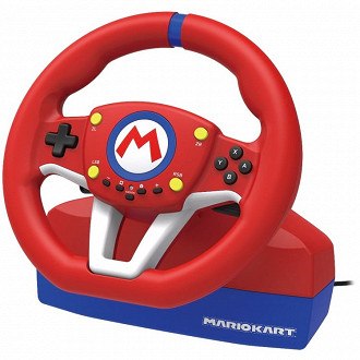 Volante padrão do Mario Kart. Fonte: nintendoeverything Volante padrão do Mario Kart. Fonte: nintendoeverything