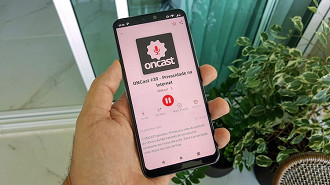 Pocket Casts tocando o ONCast, nosso podcast