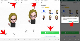 Como criar figurinhas animadas memoji para WhatsApp no Android ou iPhone