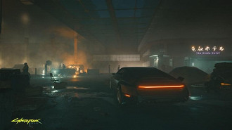 Cena de Cyberpunk 2077 revelada. Fonte: Twitter