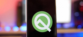 Imagem da logo do Android 10 Q. Fonte: 9to5google