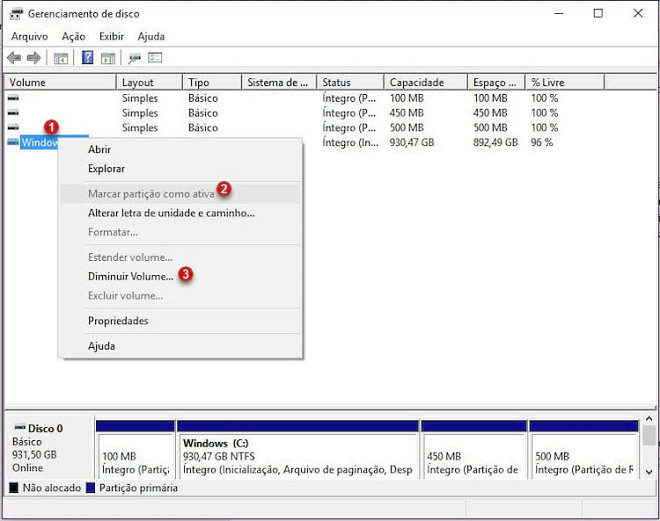 Como particionar o HD sem formatar o PC e sem programas