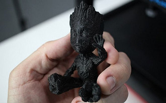 Baby Groot - impresso na Impressora 3D Finder FlashForge