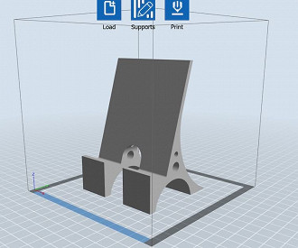 Modelo 3D importado e posicionado